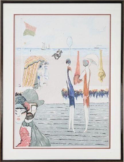 DILLEY Ramon (1932-2013)
Les planches à Deauville
