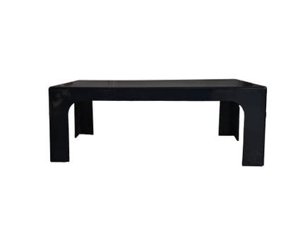 Table basse en fibre laquée bleue
Haut.: cm - Larg