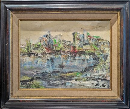 Ecole du XXème siècle
La baie
Huile sur panneau si