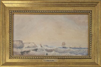 ECOLE FRANCAISE DU XIXe siècle 
Marine
Aquarelle s
