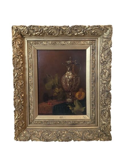Blaise VANYI (né en 1941)
Nature morte à l'aiguièr