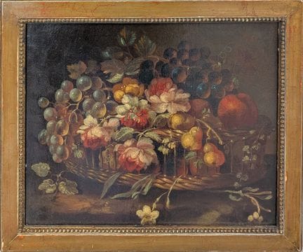 ECOLE FRANCAISE DU XIXe siècle
Nature morte au rai