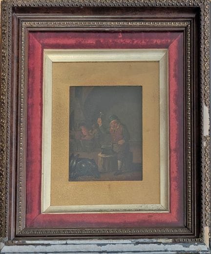 École du début du XXème
Le forgeron
Huile sur pann