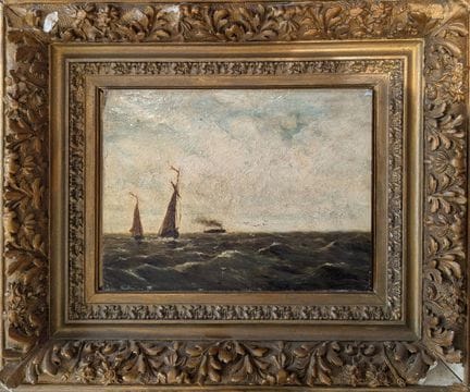 Hendrik Willem MESDAG (1831-1915)
Marine
Huile sur