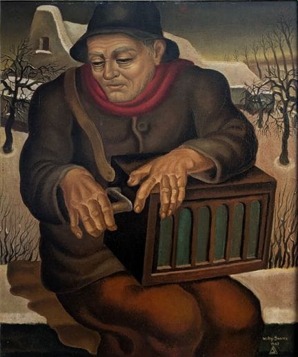 Willy SMITZ (1914-1967)
Joueur d'orgue de Barbarie