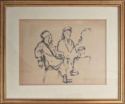 T.MONDRAIN
Etude de Bédouins
Feutre sur papier sig