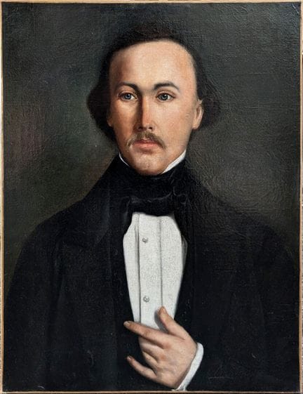 Ecole de la fin de XIXème siècle
Portait d'homme à