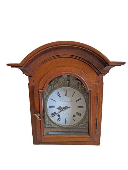 Horloge comtoise en bois mouluré sculpté
Cadran ém