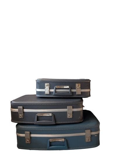 Set of five travel cases