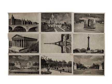 19 Cartes postales représentant Paris et Versaille