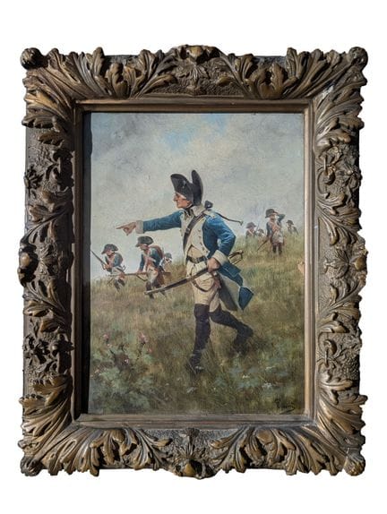 D'après Théophile LYBAERT
Les eclaireurs
Peinture 