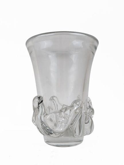DAUM France
Vase modèle Sorcy en cristal moulé à c