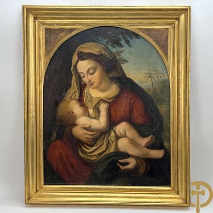 LEFEBURE G., firmado en París, ¿1840? «La Virgen c