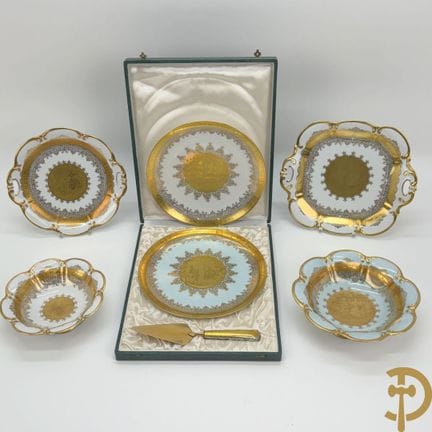 DW Porzellan-Coupe mit Schale (2 Stück), Untertell