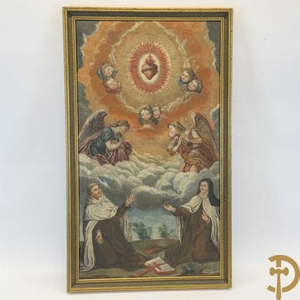 SIRORT G., firmado en 1770, «La adoración del Sagr