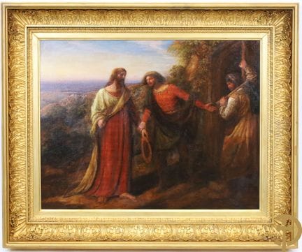 LINNEL J. (John), firmado, 1860, titulado «Cristo 