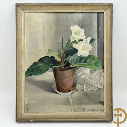 DE MISZEWSKA H. (Hélène), firmado «Naturaleza muer