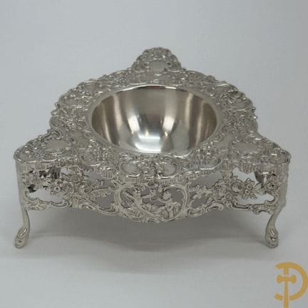 Ciotolina decorativa in argento massiccio traforat