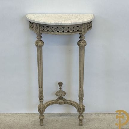 Consolle da parete in stile Luigi XVI con gambe sc