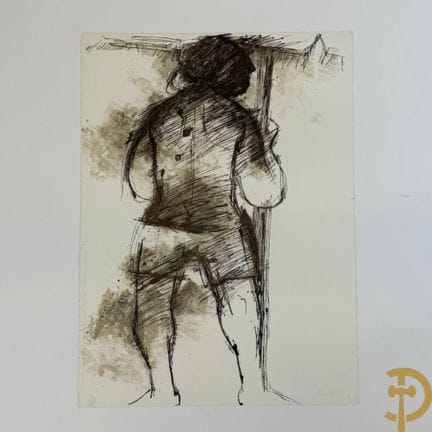 SOMVILLE litografía firmada 'Personge' 13/115 | 76