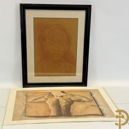 STADIUS, firmado «Rob», 1967, «Retrato de un hombr