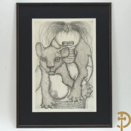VAN TUERENHOUT, Jef, firmada «Mujer desnuda modern