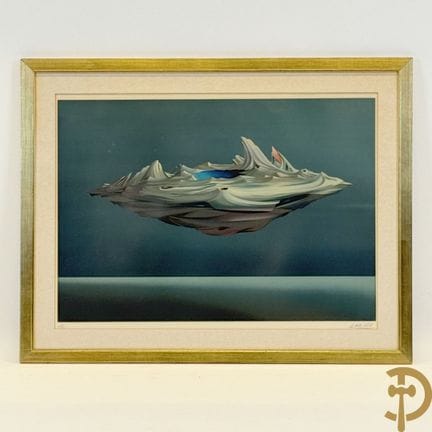 LABISSE, firmada «Paisaje surrealista con masa ter