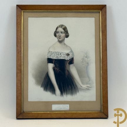 L'ALLEMAND (según) «Actuación de Jenny Lind», lito