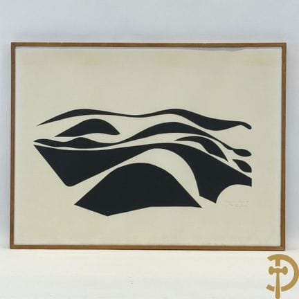 Lito de VAN SAENE titulada «Congo '59 'Zonanium'»,