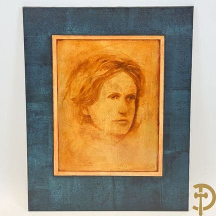 BINSFELD signiert 'Portrait' Öl auf Leinwand | 100