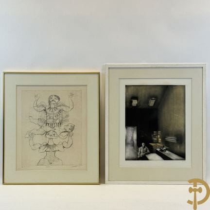PASTERNAK M. (Maurice) firmado 1980 'Fuite diagona