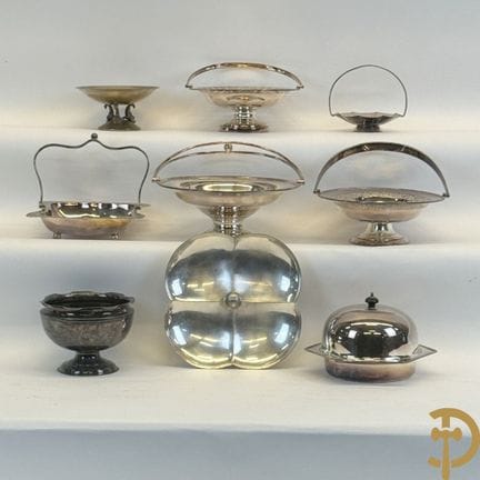Versilberte Keksschalen und Bonbonnières | Insgesa