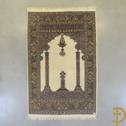 Großer, orientalischer, handgeknüpfter Gebetsteppi