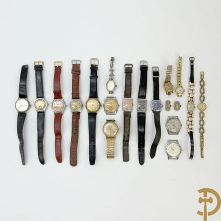 Siebzehn Vintage-Armbanduhren für Damen und Herren