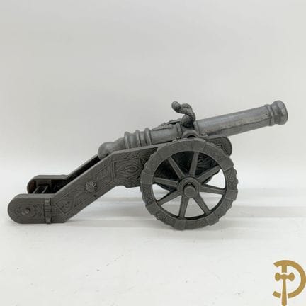 Cannone in miniatura in ghisa con stemma | Altezza
