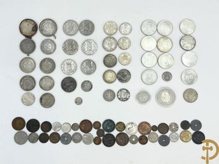 Münzsammlung, darunter silberne französische und b