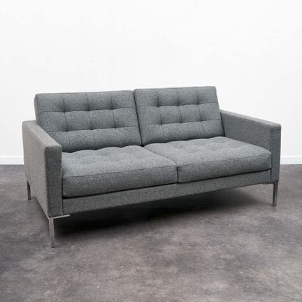 FLORENCE KNOLL (1917–2019)
Two-seater sofa
Chrome-