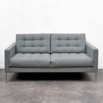 FLORENCE KNOLL (1917–2019)
Two-seater sofa
Chrome-