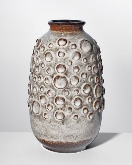 WEST GERMANY - JASBA KERAMIK
Ovoid vase, "Moon Cra