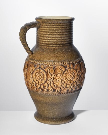 WEST GERMANY - JASBA KERAMIK
Vase with handle, cir