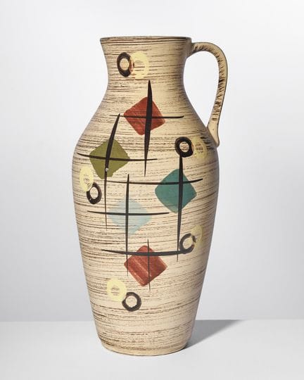WEST GERMANY - JASBA KERAMIK
Vase with handle, cir