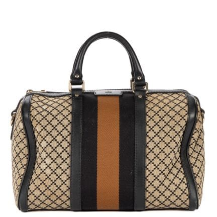 Gucci
Vintage
Bolso «Web Boston» de lona «Diamante