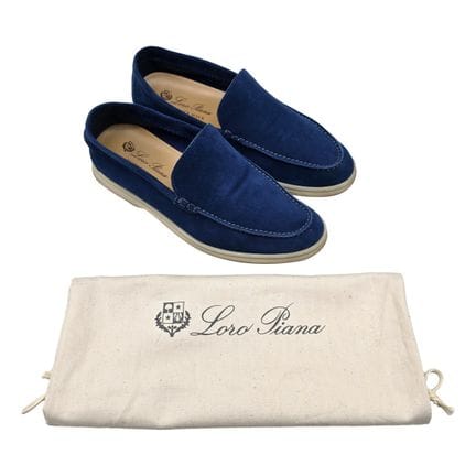 Loro Piana
Mokassins „Summer Walk“ aus blauem Wild