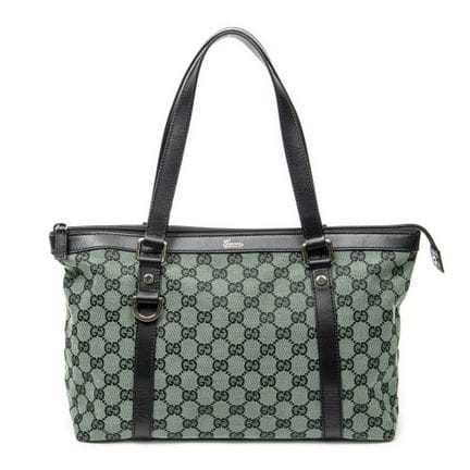 Gucci
Umhängetasche „Abbey Tote“ aus grünem „Monog