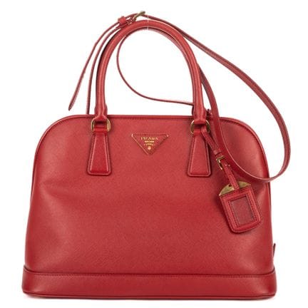 Prada
Umhängetasche „Promenade“ aus rotem „Saffian
