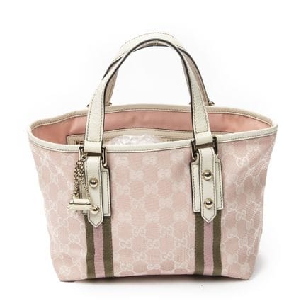 Gucci
Handtasche „Mini Web Joli Coeur“ aus rosa „M