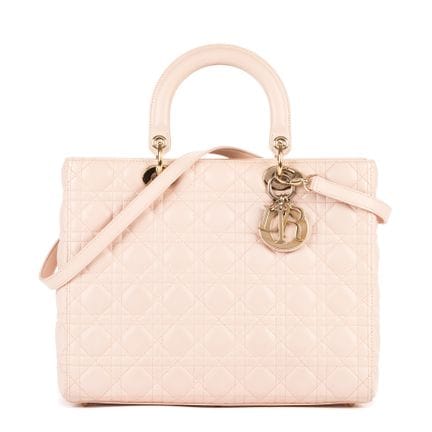 Christian Dior
Bolso «Lady Dior» de piel de becerr