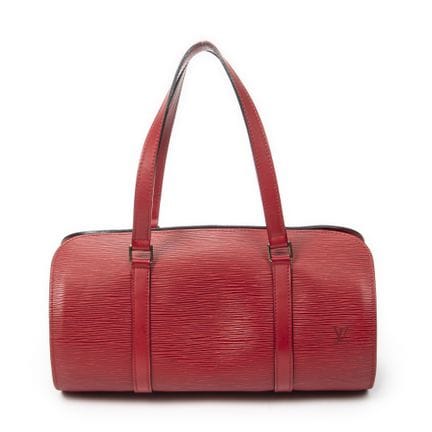 Louis Vuitton
Handtasche „Soufflot“ aus rotem „Épi