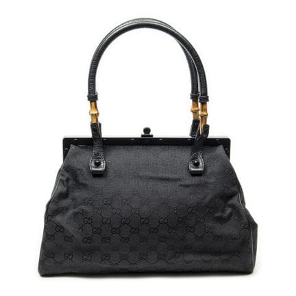 Gucci
Sac à main « Bamboo Frame Doctor » en toile 