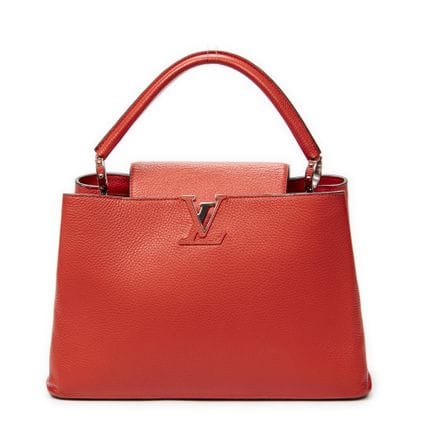 Louis Vuitton
Handtasche „Capucines“ aus rotem „Ta